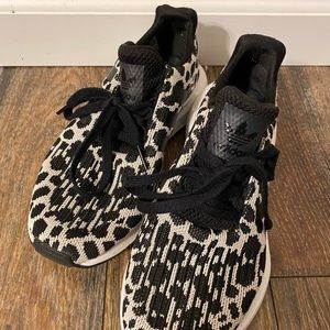 Cheetah Adidas Swift Run Sneakers